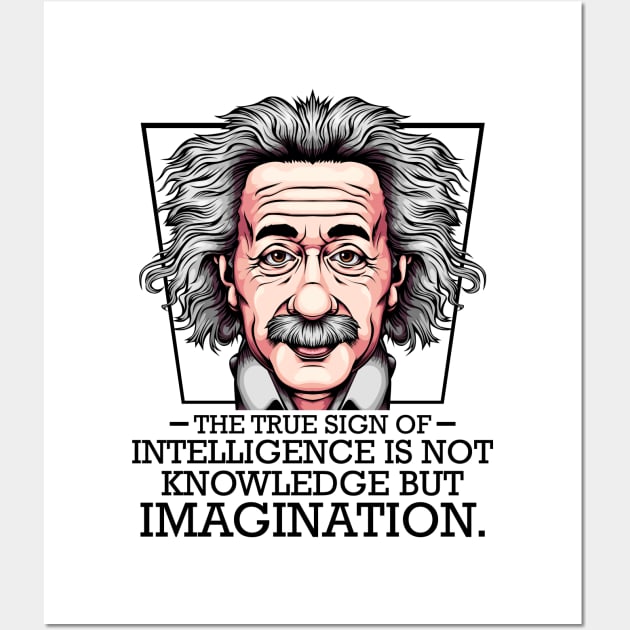 Albert Einstein Wall Art by Lumio Gifts